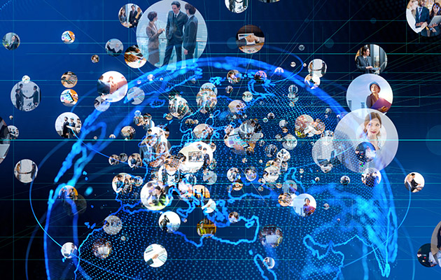 Global communication network concept. – Previews Network